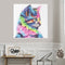 Full Round Drill Acrylic Diamond Painting Colored Cat Kit Rhinestones Pictu