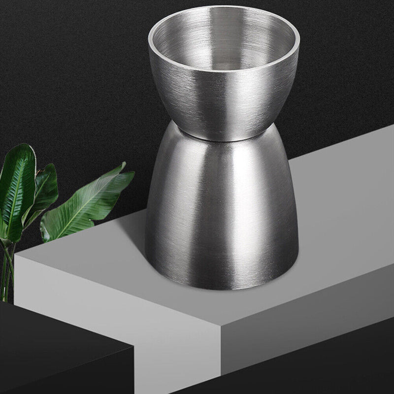 20/40ml Stainless Steel Wine Measuring Cup Double Head Cool Drink Mixer for Bar