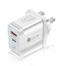Charge Mobile Phone Charger Phone Adapter Quick Charge USB Charger UK Plug