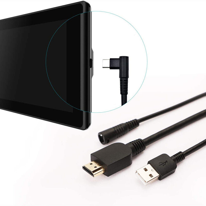 3 IN 1 Cable CB01 for Kamvas Pro 12 Kamvas Pro 13 Kamvas Pro 16 Tablet Monitor
