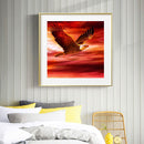5D DIY Diamond Painting Kits Full Round Drill Eagle Mosaic Picture Wall Art