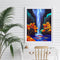 Art Hand Painted Oil Paint By Numbers Digital Scenery Drawing Canvas Home Decor