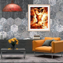 Painting By Numbers Kit DIY Naked Woman Hand Painted Canvas Oil Art Picture