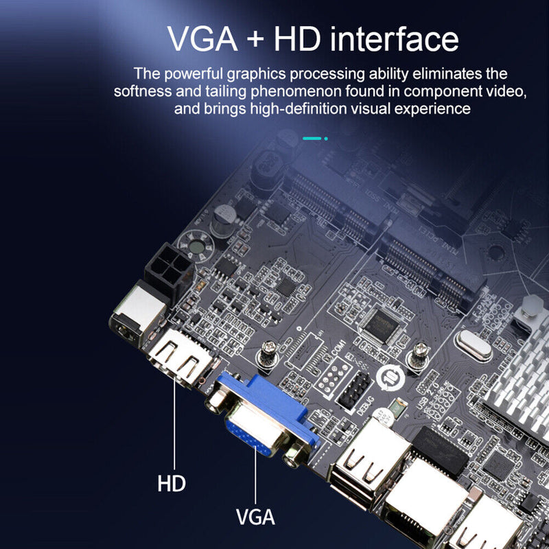JINGSHA HM55 PGA988 DDR3 Desktop Mini ITX Motherboard Chipset Stand i3 i5 i7