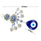 Turkish Blue Eyes Lucky Pendant Wind Chime Rhinestone Wall Door Hanging Ornam