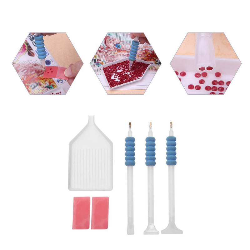 5D DIY Diamond Painting Cross Stitch Embroidery Point Drill Pen Tool (A) Newly