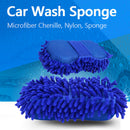 Chenille Microfiber Car Wash Sponge Non Scratch Auto Motorcycle Cleaning Sp