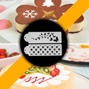2pcs/Lot Plastic Butterfly Cake Stencil Kitchen Helper Cake Decor