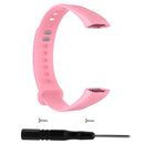 Silicone Wristwatch Band Strap for Huawei Honor 3 Smart Bracelet(Pink)