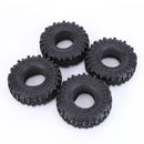AUSTAR 4pcs Rubber Wheel Tires for 1/10 RC Crawler Axial SCX10 90046 SCX10