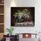 Frameless Oil Paint By Numbers Flowers DIY Canvas Picture Craft for Home