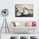 5D Diamond Painting Kit Abstract Bouquet Church Full Round Drill DIY Crafts