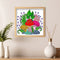 Part Drill Special Shaped DIY Colorful Mushroom Diamond Painting Picture Craft