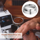 Replacement Aluminum Anti-drop Dosing Ring for Brewing Bowl Coffee Powder T