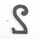 Metal Digital Number Doorplate Indoor Corridor House Apartment Sign Plate Decor