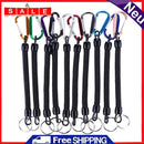 Coiled Fishing Lanyards Boating Prevent Rod Drop Loose Ropes Missed Line