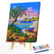 Seaside Oil Paint by Numbers Hand Painted Frameless Picture Home Art Ornament