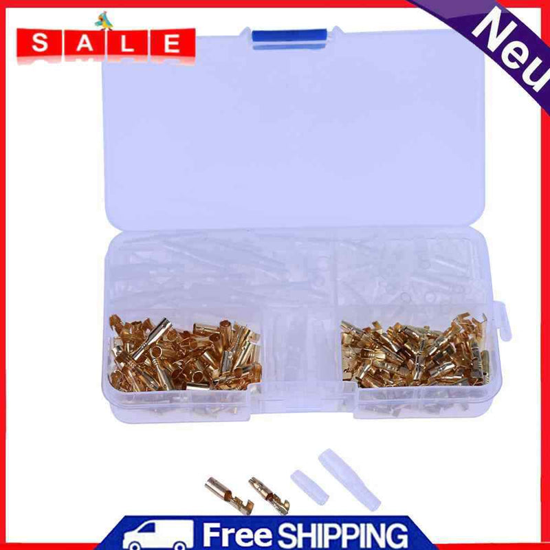 240pcs/Set 3.5mm Male and Female Terminal Electric Wire Connector vi