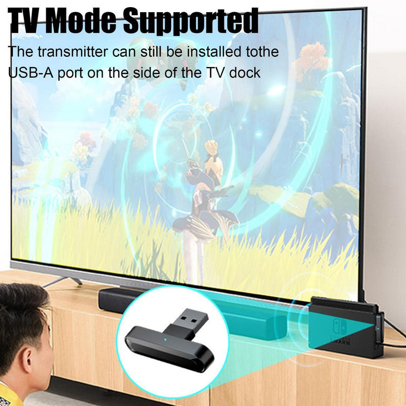 USB-C Bluetooth Wireless Audio Transmitter Adapter for Nintendo Switch PS4`
