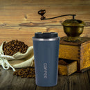 380ml Double Stainless Steel Coffee Car Mug Travel Insulated Bottle (Blue) Newly