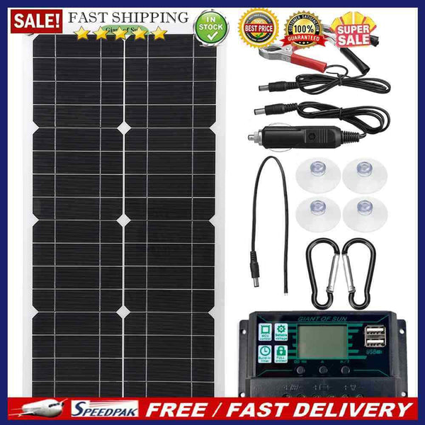 100W Solar Panel Kits with Controller Solar Cell for Car Yacht Battery Suppli