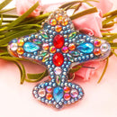 5pcs DIY Planet Full Drill Special Shaped Diamond Painting Keychains Gifts Newly