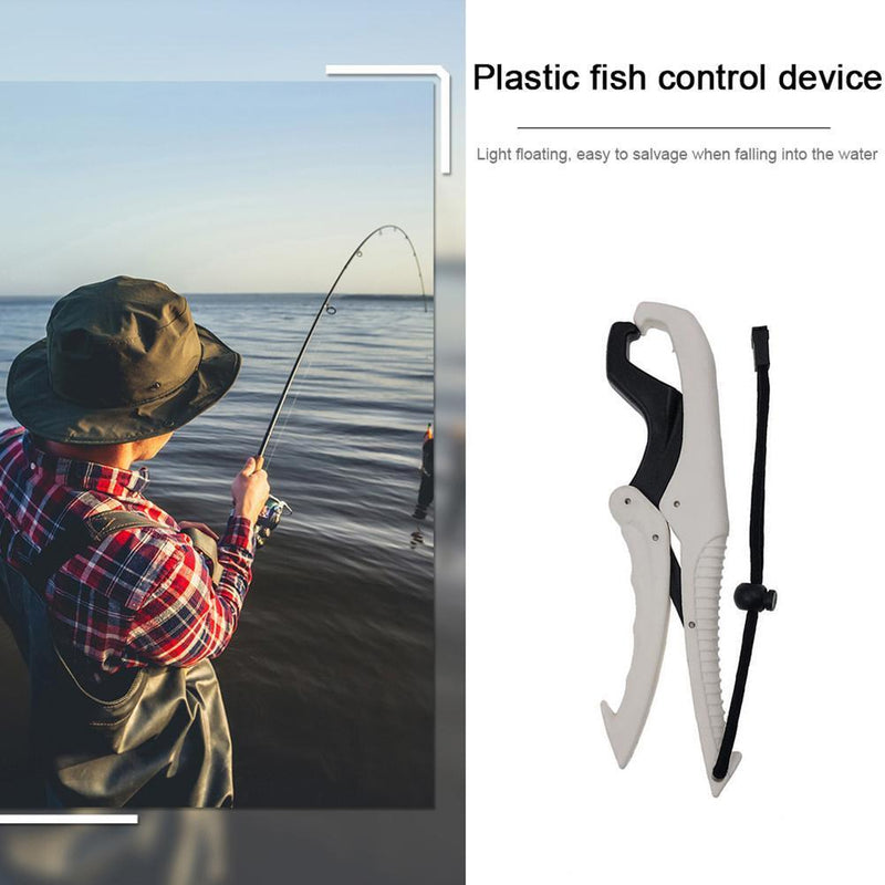 6 inch Fish Lip Controller Grip Holder Clamp Fishing Gripper Tools (White)