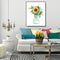 Painting By Numbers DIY Sunflower Canvas Oil Art Picture for Home Wall Decor Kit
