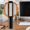 Electric Fly Swatter Insulation Protection Net & Foldable (Black Orange) Newly