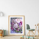 DIY Full Round Drill Diamond Painting Flower Kit Pictures Rhinestones Handicarft