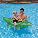 Crocodile Water Ride Toys Summer Pool Beach Floating Inflatable Alligator Seat