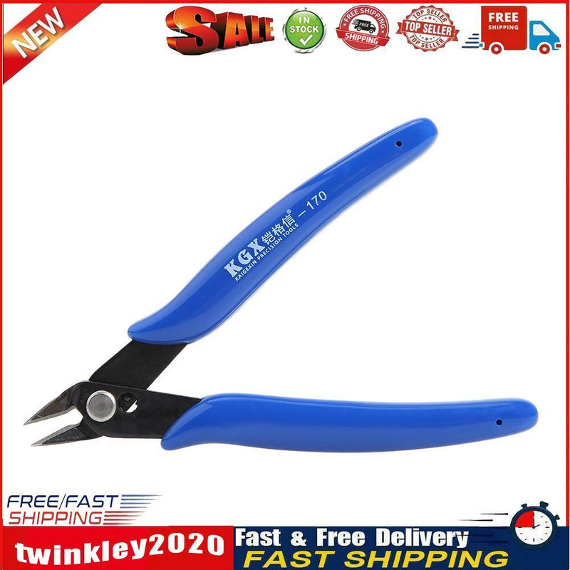 K170 Mini Flush Side Shear Clipper Wire Cable Jewelry Cutting Snips Pliers Newly