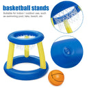 Pool Water Net Mattress Inflatable Volleyball Basketball Ball Games Circle To