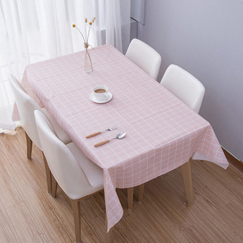 Nordic Table Cloth Waterproof Oil-proof Desk Cover Picnic Mat Home Kitchen De