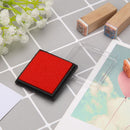 Fingerprint Square Stamp Inkpad for DIY Scrapbook Card Making Craft (Red)
