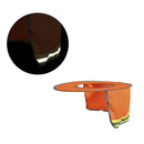 Summer Covers Hard Hat Neck Shield Sun Visor Protection (4pcsOrange)