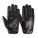 Motorcycle Drive Thicken Fleece Guantes Touch Screen Gloves PU Leather Gloves