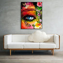 Painting By Numbers DIY Flowers Eye Canvas Oil Wall Art Picture Ornaments Kit