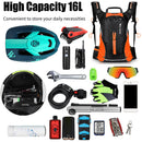 Cycling Backpack Men Women Bicycle Hiking Camping Travel Bagpack (Red)