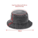 Casual Foldable Women Men Denim Washed Sun Hat Bucket Hat Fisherman Cap