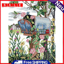Partial Embroidery DIY Morning Glory 14CT Print Kit Cross Stitch Home Decoration