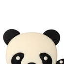 Baby Silicone Teether Cartoon Panda BPA Free Infant Chewing Toys (Black)