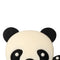 Baby Silicone Teether Cartoon Panda BPA Free Infant Chewing Toys (Black)