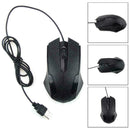 USB Interface Wired Scroll Wheel Mouse Gaming Mice Desktop For PC A2Q6