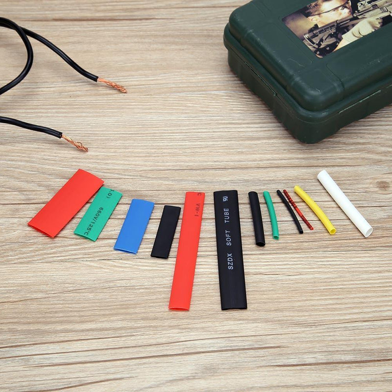 300PCS Polyolefin Heat Shrink 2:1 Halogen Free Heat Shrink Tube Sleeve Kit