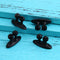 8Pcs Car Interior Clip Earphone Cable Clip Arrangement Panel Clamp(Black) Newly