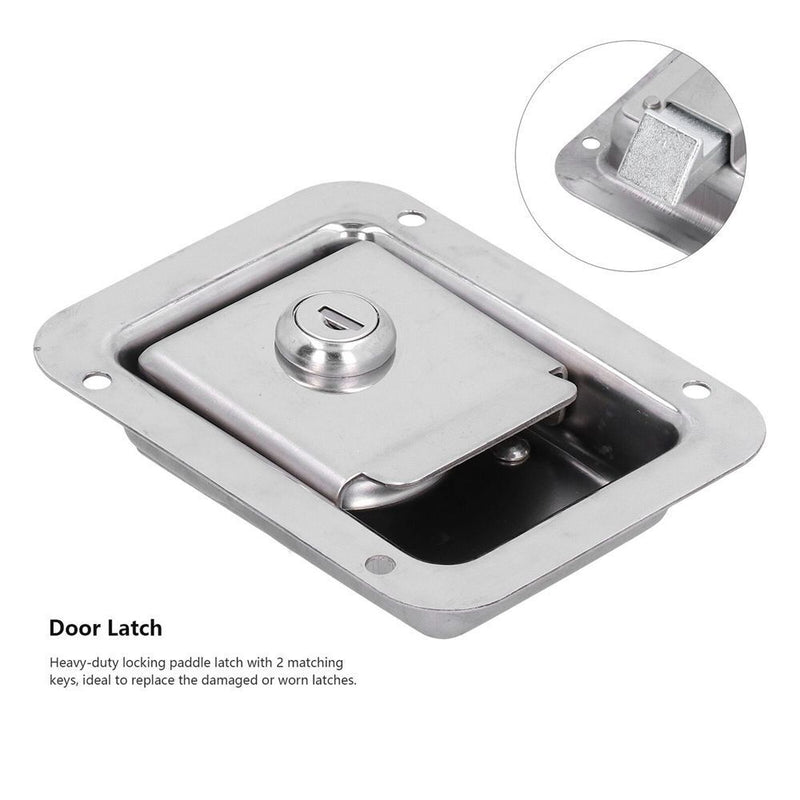 with Keys Truck Toolbox Handle Lock Paddle Door Latch Cabinet Lock Box Lock