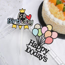 Decor Baby Shower Supplies Cupcake Happy Birthday Cake Topper Cake Decoration