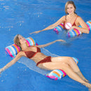 Inflatable Floating Water Hammock Pool Beach PVC Air Mattress Bed Lounger C