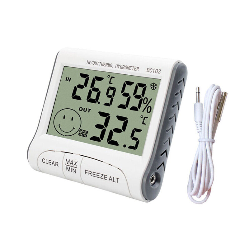 Home Indoor Thermometer LCD Digital Temperature Hygrometer Gauge Humidity Meter